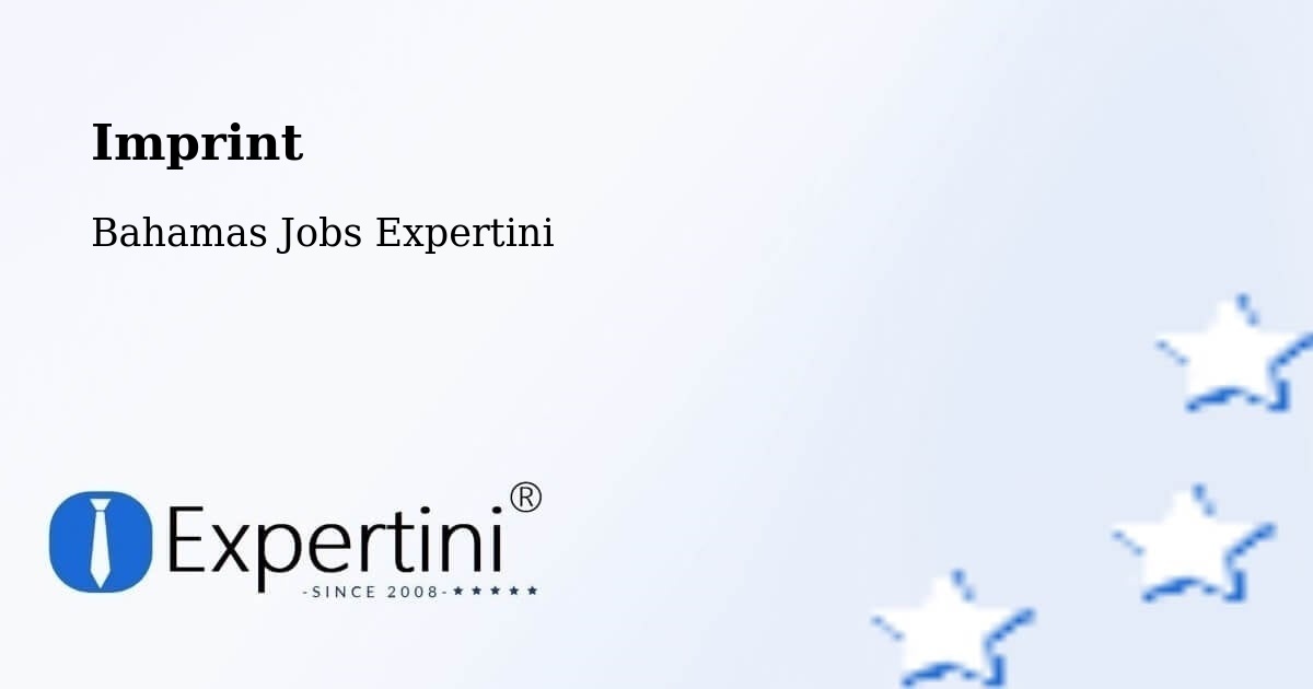 Imprint - Bahamas Jobs Expertini